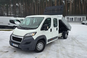 Peugeot Boxer 2.0 BlueHDi 160 KM – Wywrotka 3-stronna, DOKA 7 miejsc,