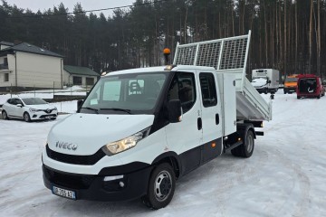 IVECO Daily DOKA brygadówka | 7 miejsc | ELEKTRYCZNY Wywrot | HAK 3,5t